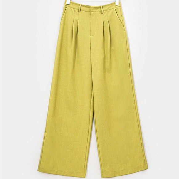 NWT Emory Park Sage Pleated Trousers - M - Picture 2 of 9